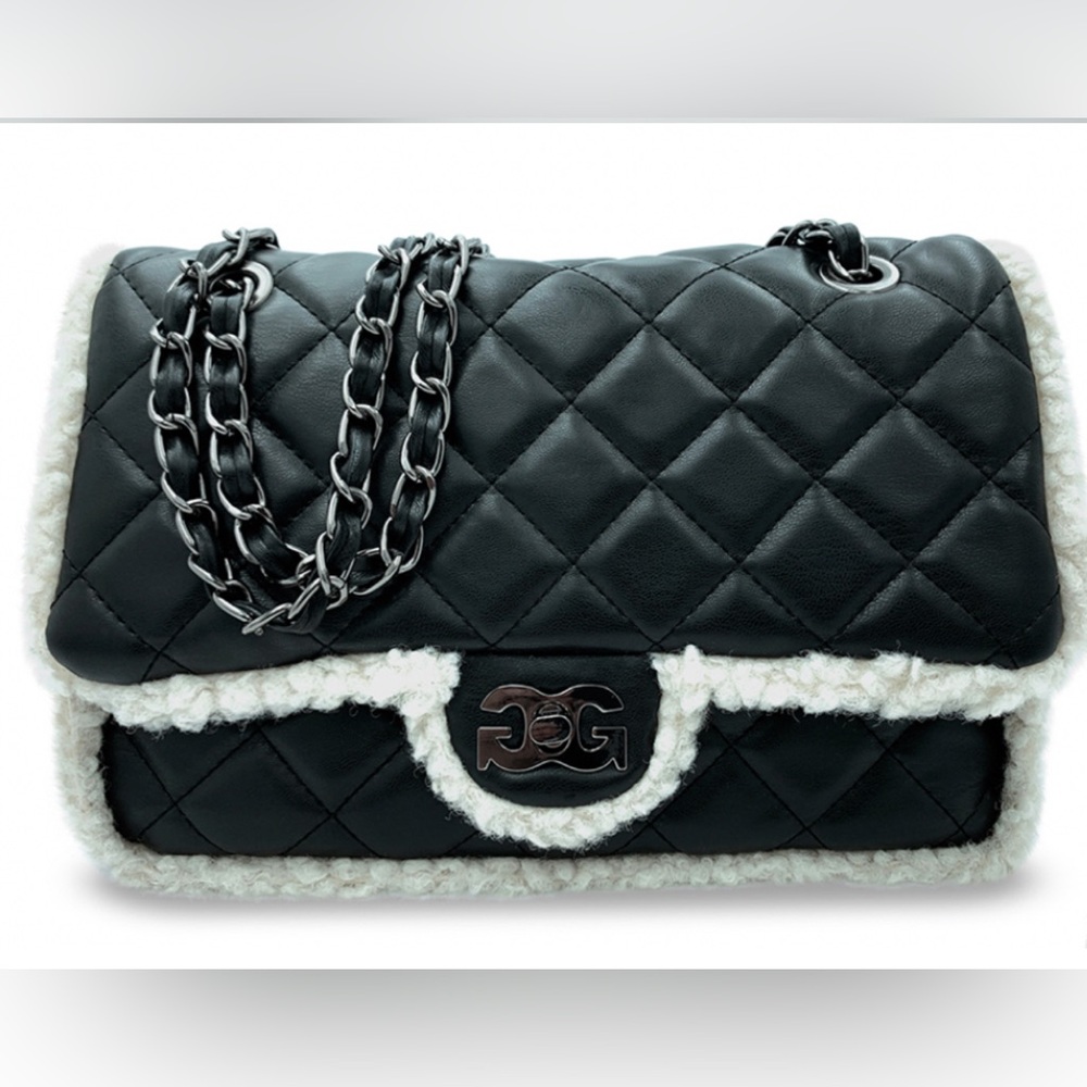 Gilda Paris Quilted Fur Bag